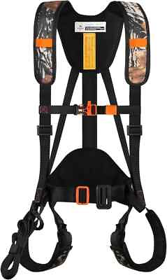 #ad Kalkal Tree Stand Harness Adjustable Hunter Safety System w Whistle XXL 3XL $49.99