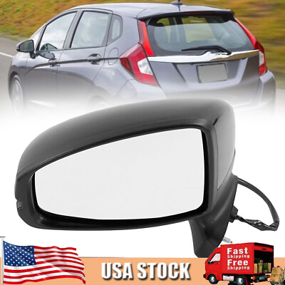 #ad Driver Left Side Mirror Hand Manual Fold 3Pin Black For Honda Fit 2015 2019 2020 $46.26
