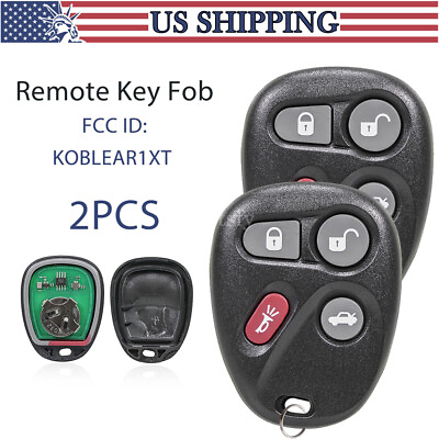 #ad #ad 2 For 2001 2002 2003 2004 005 Buick Lesabre Keyless Entry Remote Control Key Fob $14.39