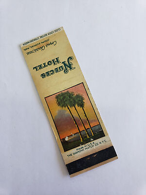 #ad Vintage Matchbook Cover Nueces Hotel Corpus Christi Texas TX 1950s Diamond Match $3.99