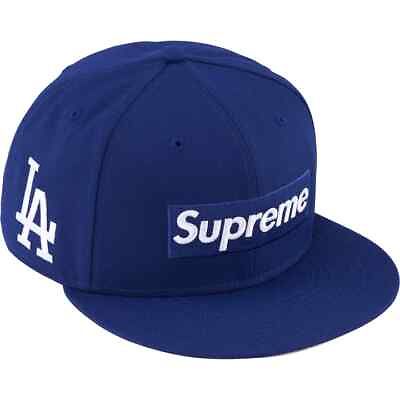 #ad #ad SUPREME MLB TEAMS LOS ANGELES BOX LOGO NEW ERA CAP DARK ROYAL BLUE SS24 HAT $109.99