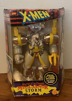 #ad 1997 Marvel X Men Battle Action MEGA ARMOR STORM NEW $29.99