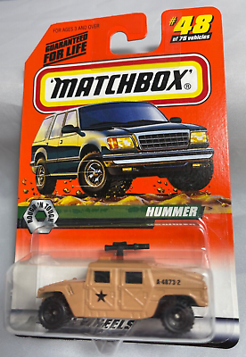 #ad MATCHBOX MILITARY quot;HUMMERquot; From 1998 COLL #48 of 75 $7.00