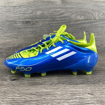 #ad Adidas F50 adizero TRX FG SYN Soccer Cleats Size 5 Blue NEW G40340 $115.16