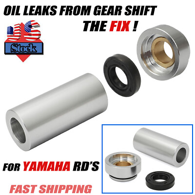 #ad For Yamaha RD 250 350 400 Gear Change Shift Oil Seal Leak Fix Air Cooled NOS US $17.09