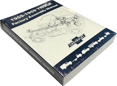 #ad 1955 1959 Chevy 3100 Pickup Truck Factory Assembly Manual Restoration Guide Book $38.95