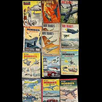 #ad Lot 13 Vintage Aviation Magazines 1940’s 1950’s Douglas Airview Airtrails WWII $49.99