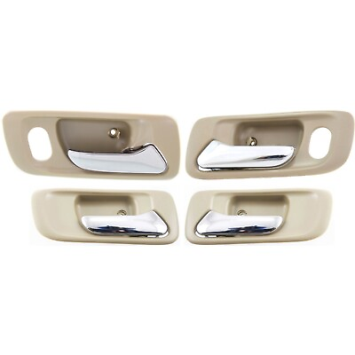 #ad Interior Door Handle For 1998 2002 Honda Accord Front and Rear Beige $27.76