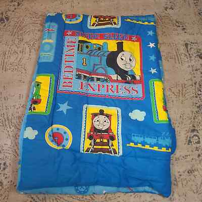 #ad VTG Thomas the Train Engine Twin Comforter and Matching Pillow Case $46.99