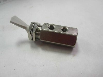 #ad Nylon Air Pneumatic Stainless 3 Way Detented amp; Momentary Toggle Switch #10 32 $18.99
