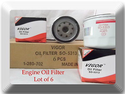 #ad Lot of 6 Engine Oil Filter Fits: Light Duty Trucks Chevrolet GMC V8 7.4L 8.1L $21.31