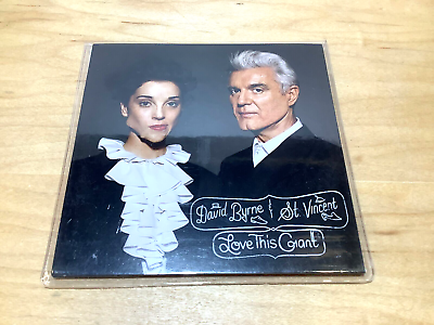 #ad DAVID BYRNE amp; ST VINCENT Love This Giant CD 4AD 2012 PVC sleeve pressing $11.99