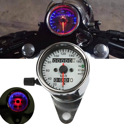 #ad Motorcycle Backlit Dual Speedometer For Kawasaki Vulcan VN 800 900 1500 1600 $23.99