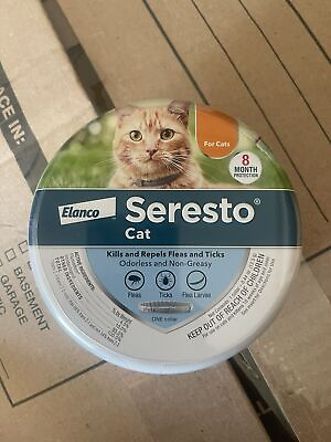 #ad Elanco Seresto Cat Fleaamp;Tick Collar 8 Month Protection New Sealed#x27;#x27; wu $21.69