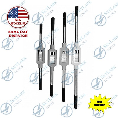 #ad Set Of 4PC Straight Handle Tap Wrench Tap Handle Capacity 1 16quot; to 1quot; M2 M25 $72.99