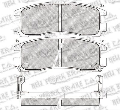 #ad MD508 Premium Rear Brake Pads Set for Buick Oldsmobile Chevrolet $19.00