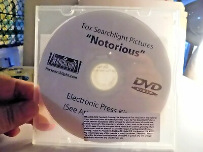 #ad Notorious 2009 Jamal Woolard DVD Electronic Press Kit VS $14.99
