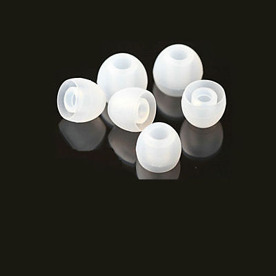 #ad 50Pairs Silicone Earbud Cushion Replacement Headphone Ear pads Gel Cover Tips hz $1.99