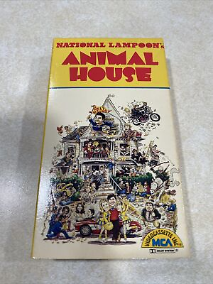 #ad National Lampoon’s Animal House VHS Original Release MCA Rainbow Logo No Barcode $20.00
