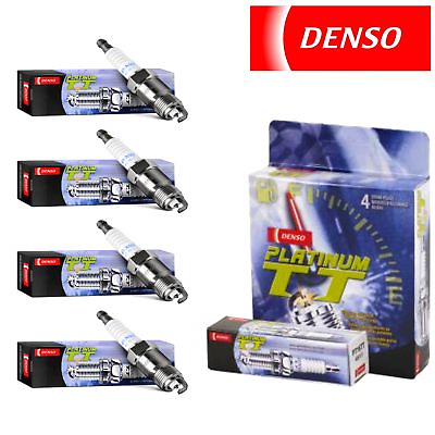 #ad 4 Pack Denso Platinum TT Spark Plugs 2013 2015 Toyota Prius C 1.5L L4 Kit Set $23.99