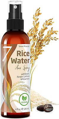 #ad NEW Fermented Rice Water for Hair Growth Infused with Rosemary Biotin Caf... $36.92