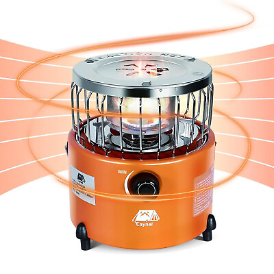 #ad 2 in 1 Portable Propane Heater and Stove Outdoor Camping Liquefied Gas Stove $29.98