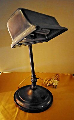 #ad VTG Antique Arts amp; Craft Mission Copper Bankers Study Reading Lamp 1900 1940 $240.00