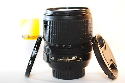 #ad Nikon DX AF S Nikkor 18 105mm G ED VR lens READ for D3400 D90 D500 D5600 D7500 $98.85