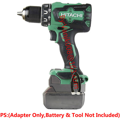 #ad 1x Makita 18V Li Ion Battery Convert To Hitachi 18V Cordless Drill Tools Adapter $23.58