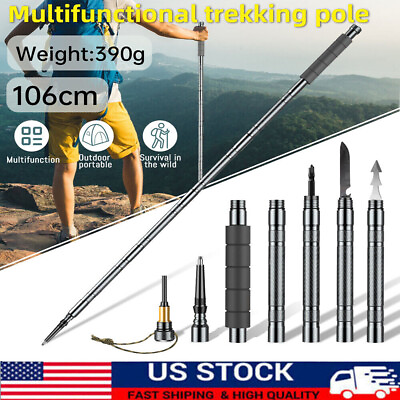 #ad Trekking Poles Lightweight Collapsible Hiking Poles For Backpacking Gear $22.99