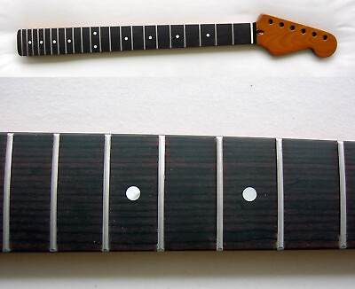 #ad DARK ROSE Fretboard Roast Stratocaster Guitar Neck MOP fits FenderWarmoth STRAT $137.00