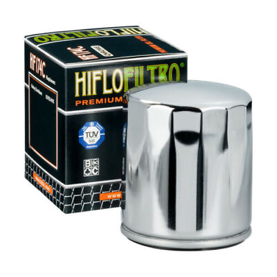 #ad Hiflofiltro CHROME Oil Filter Fits HARLEY DAVIDSON VRSC V ROD NIGHT STREET $26.67