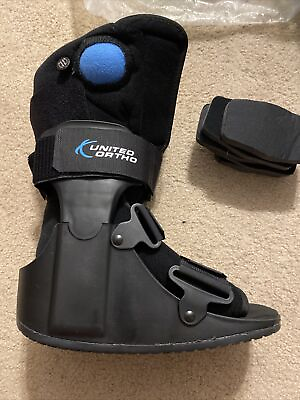 #ad United Ortho Air Stabilizer Ankle Walker Fracture Boot Size Small Black $29.99