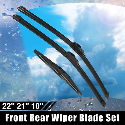 #ad 3pcs 22quot; 21quot; 11quot; Windshield Wiper Blade for Jeep Grand Cherokee 2014 2021 Hook $22.59