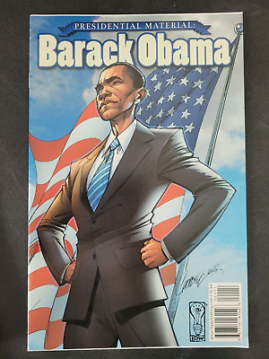 #ad PRESIDENTIAL MATERIAL: BARACK OBAMA #1 2008 IDW COMICS J. SCOTT CAMPBELL COVER $5.99