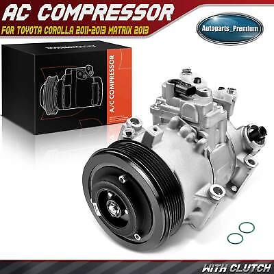 #ad AC Compressor with Clutch for Toyota Corolla 11 13 Matrix 13 L4 1.8L 8831002710 $158.99