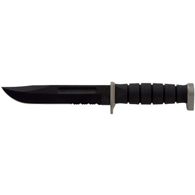#ad Ka Bar Extreme Utility Fixed Knife 7quot; D2 Tool Steel Blade Black Rubber 1281 $175.19