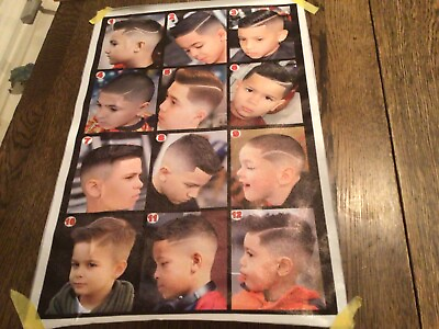 #ad Barbershop Wall Decoration Posters for Children#x27;s Haircuts And Fashion Men#x27;s $6.50