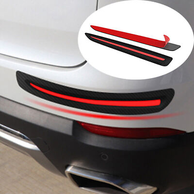 #ad Car Bumper Corner Protector Guard Cover Anti Scratch Rubber Sticker Accessories $7.90