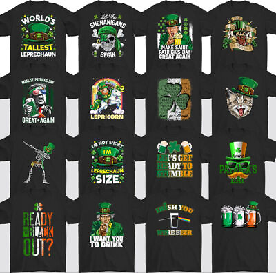 #ad St PATRICKS Day T SHIRT Paddy#x27;s Irish Ireland Tee Top Mens St. Patrick#x27;s Day $14.40