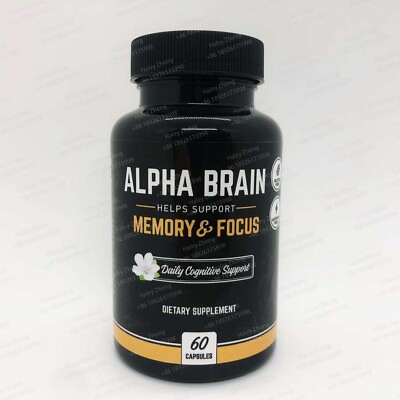 #ad Alpha Brain Memory And Focus 60 Count $22.99
