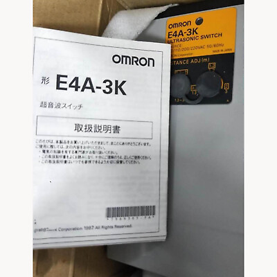 #ad 1PCS Omron E4A 3K Ultrasonic Sensor 12 24VDC NEW Expedited Shipping $789.00