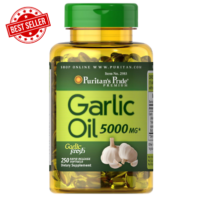 #ad Pure Garlic Pills 5000MG Most Powerful Antibiotic Heal All Infection 250 Count $10.48