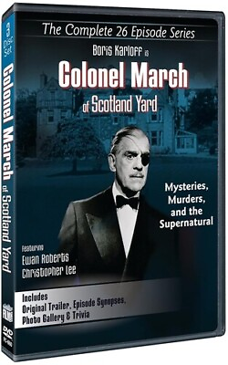 #ad Colonel March of Scotland Yard: The Complete 26 Episode Series New DVD Ltd E $14.73