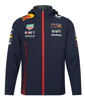 #ad Red Bull Racing F1 Navy Team Rain Jacket 2023 $150.00
