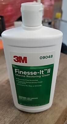 #ad NEW 3M Marine Finesse it II Glaze 09048 – For Polishing Boats and RVs 1 Pint $37.95