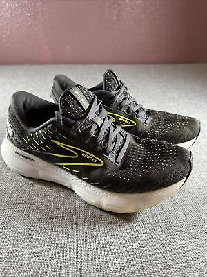 #ad Brooks Glycerine 20 Women’s 8.5B Medium Athletic Running Sneakers Ebony Neon $31.99