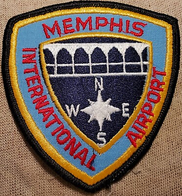 #ad TN Memphis Tennessee International Airport Shoulder Patch $4.95