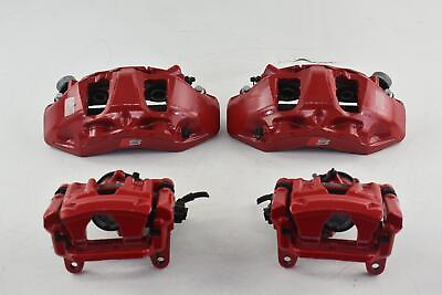 #ad 🌪️ 2020 AUDI SQ5 Set of 4 Four Front Rear Red Brake Calipers Left Right OEM $1123.16