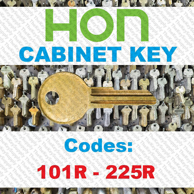 #ad Hon Filing Cabinet Replacement Key Cut Key Code 101R 225R $7.99